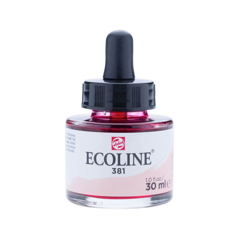 ECOLINE - Acuarela Líquida Ecoline Con Gotero 30ml Rojo Pastel