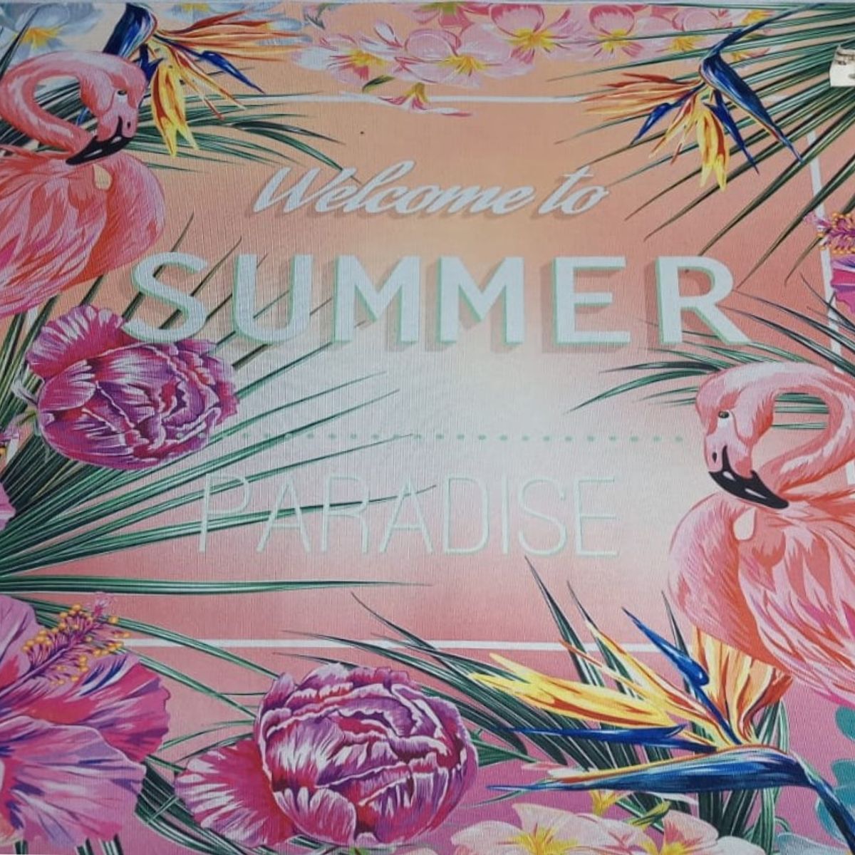 SMARTY - Alfombra Lisa juvenil Flamencos Paradise 120x170 CM
