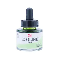 ECOLINE - Acuarela Líquida Con Gotero 30ml Verde Pastel