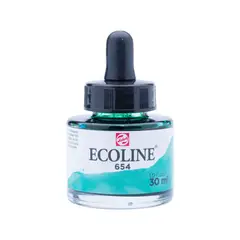 ECOLINE - Acuarela Líquida Con Gotero 30ml Verde Pino
