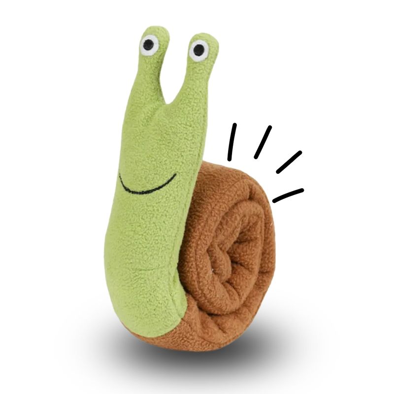 GENERICO - Juguete Perro Caracol Peluche interactivo para oler y snack