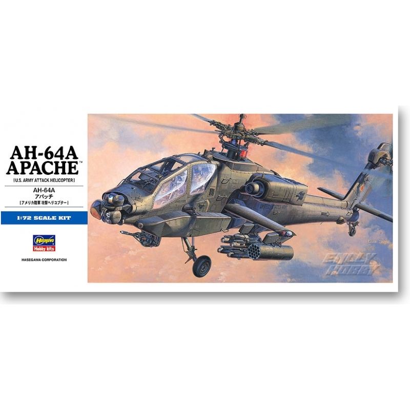 GENERICO - HASEGAWA 00436 AH 64 A APACHE 1:72