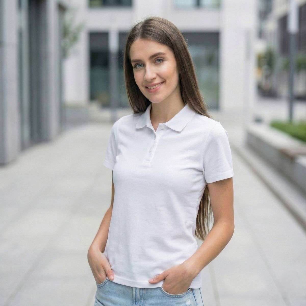 T-WORLD - Polera Mujer Outdoor Smooth UV Manga Corta Trekking