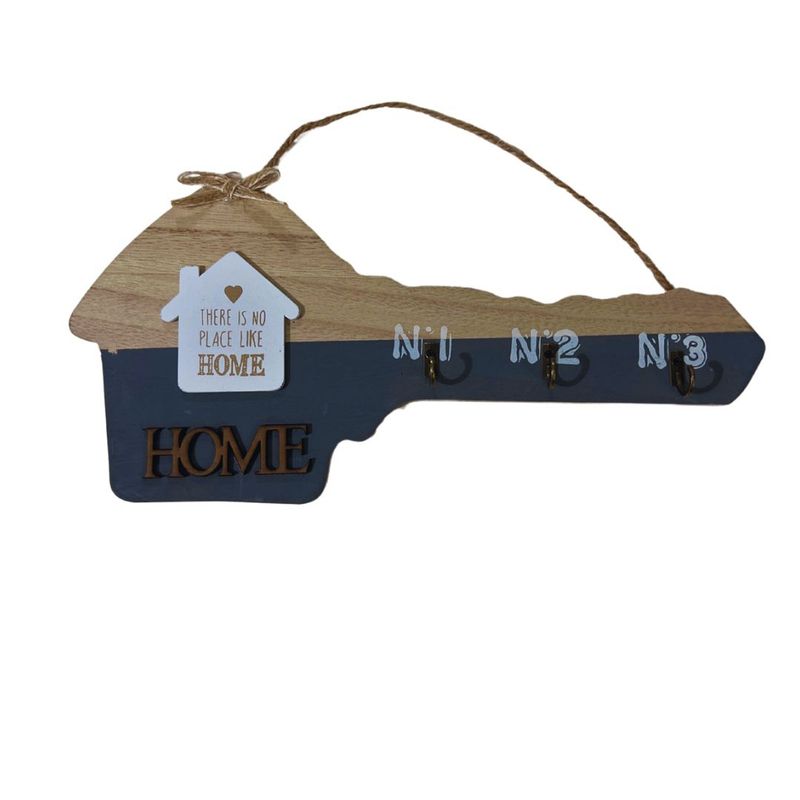 GENERICO - Porta llave colgador de madera  LLAVE HOME