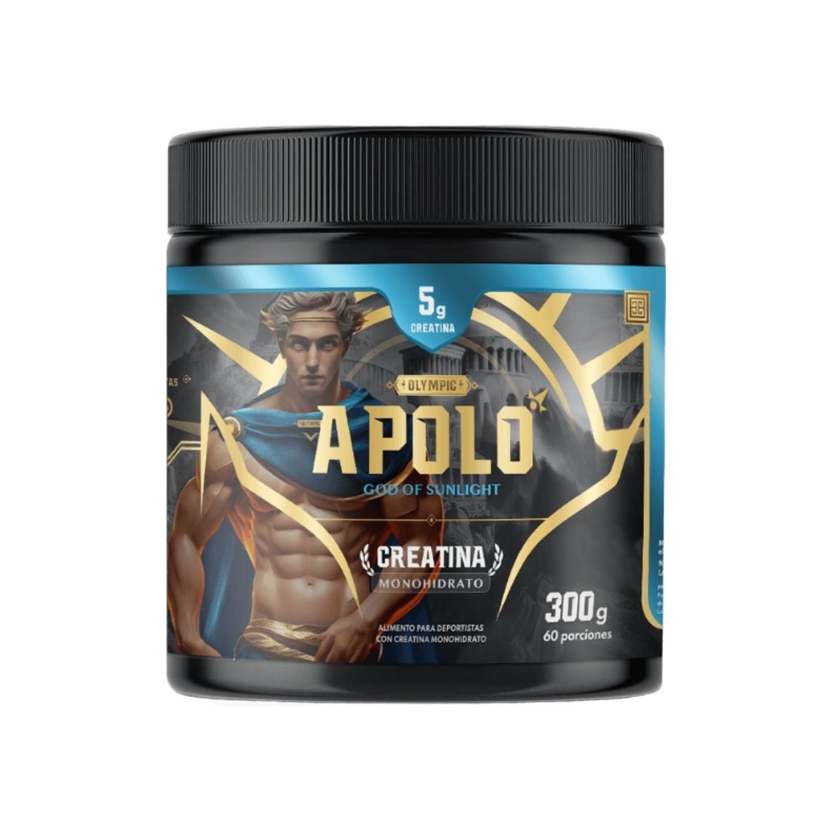 PALIKOS FITNESS - Creatina monohidratda Apolo 300 gramos  micronizada.