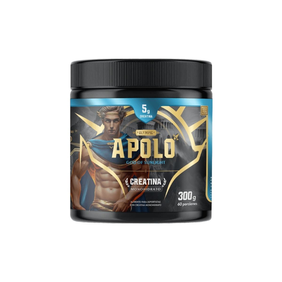 PALIKOS FITNESS - Creatina monohidratda Apolo 300 gramos  micronizada.
