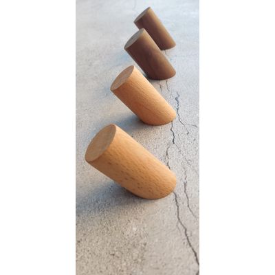 Imagen 2 del producto Pack 4 Percheros de Madera Haya natural – Organiza con Estilo