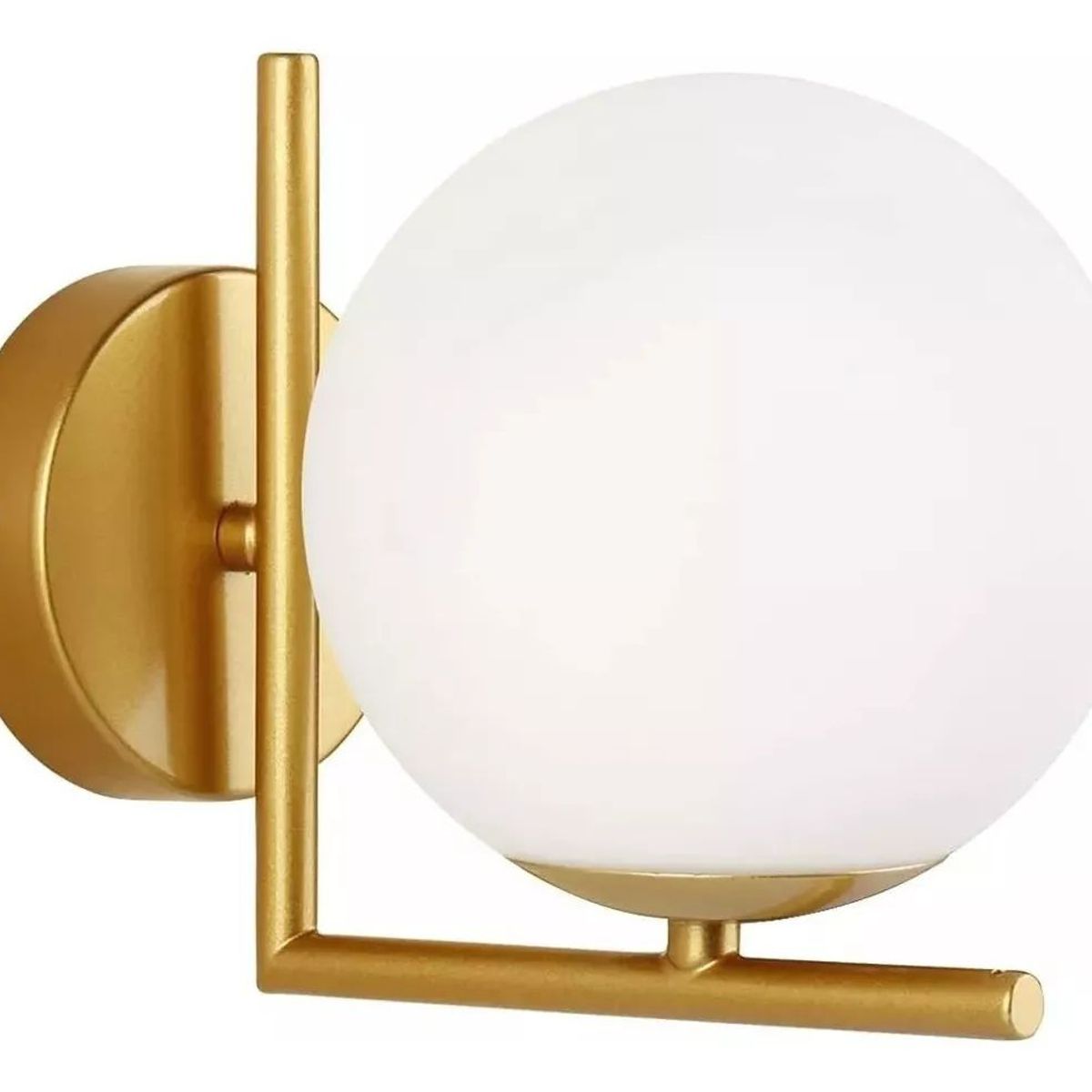 KUANGYE - Lámpara Led De Pared Moderna Dorada De 60w