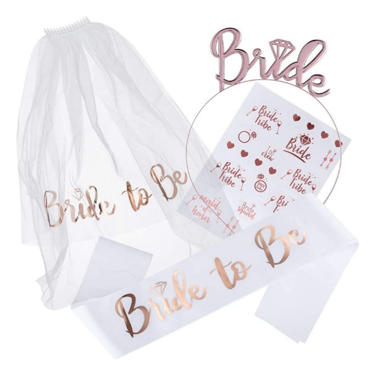 KUANGYE - Pack Cotillon Novia Bride Despedida De Soltera