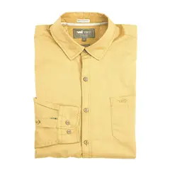 ROCKFORD - Camisa Algodón Orgánic Galiton Amarillo Hombre