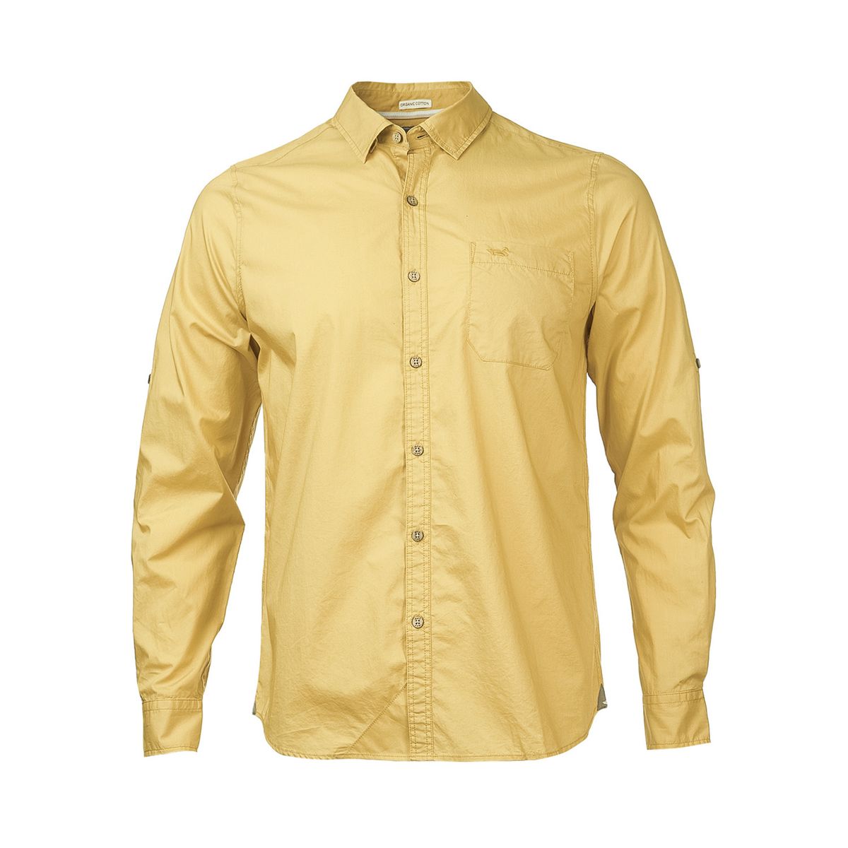 ROCKFORD - Camisa Algodón Orgánic Galiton Amarillo Hombre ROCKFORD