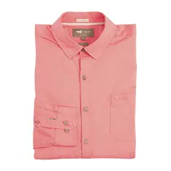 ROCKFORD - Camisa Algodón Orgánico Galiton Coral Hombre