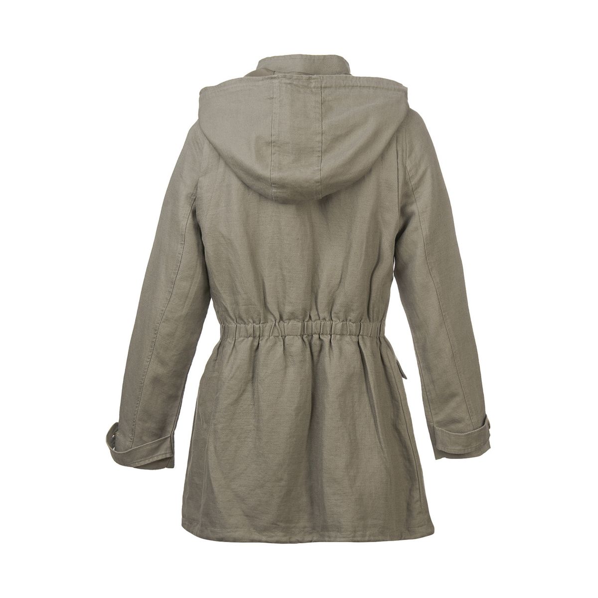 ROCKFORD - Chaqueta Lino Orgánico Cape Oliva Mujer ROCKFORD