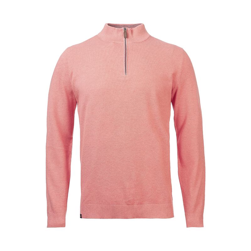 ROCKFORD - Sweater Algodón Orgánico Bilbao Durazno Hombre ROCKFORD