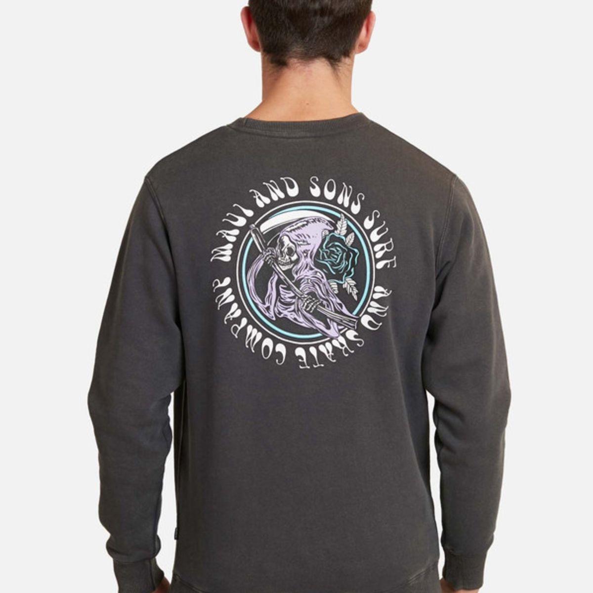 MAUI AND SONS - Poleron The Farewell Juvenil Hombre Gris