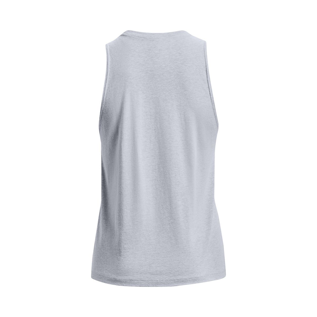 UNDER ARMOUR - Polera sin mangas UA Rival para mujer Gris UNDER ARMOUR