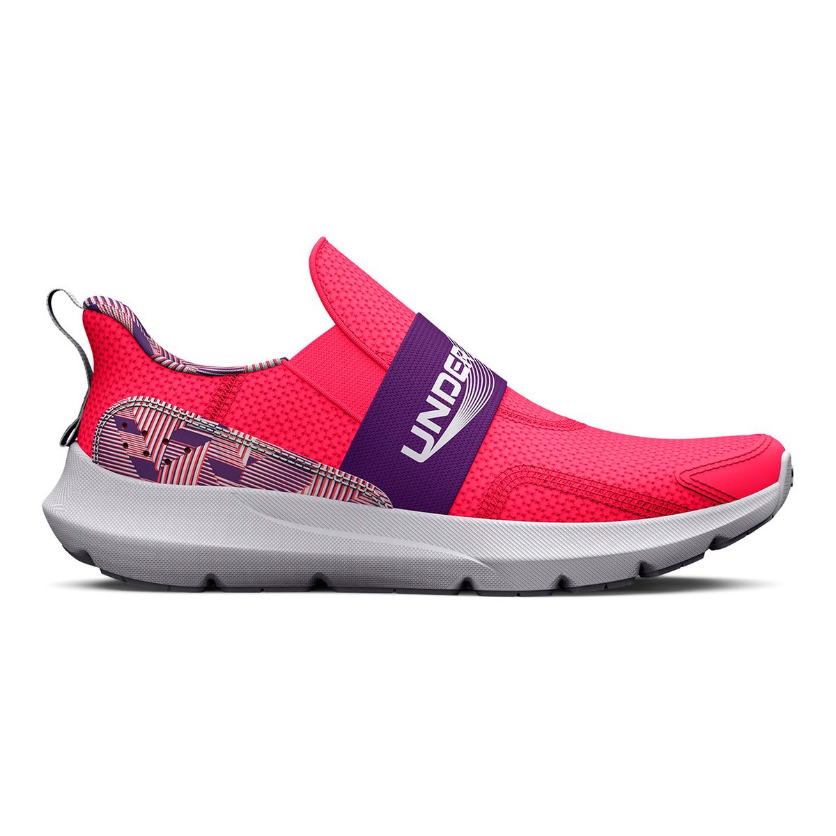UNDER ARMOUR - Zapatilla Running UA Surge 3 Slip Niña preescolar Rosa UNDER ARMOUR