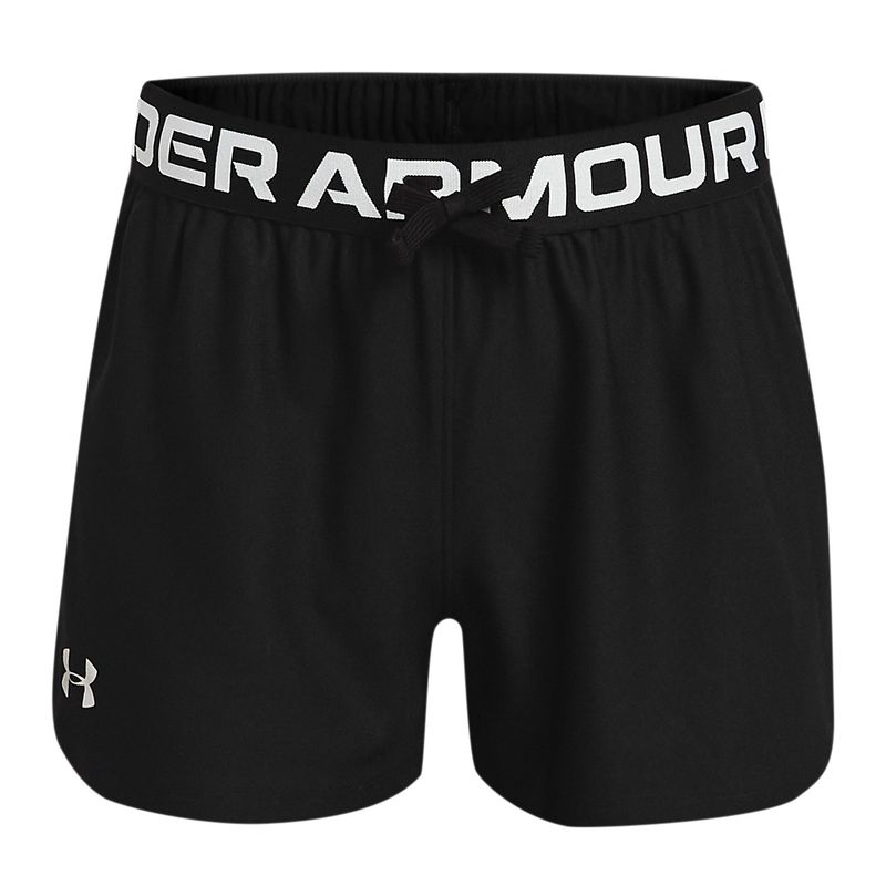 UNDER ARMOUR - Shorts UA Play Up para niña Negro UNDER ARMOUR