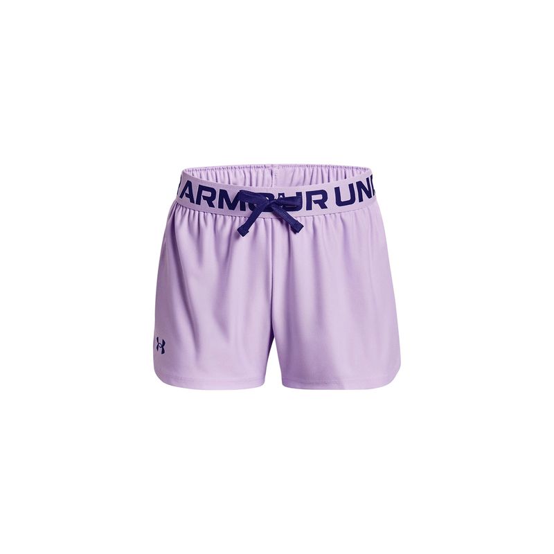 UNDER ARMOUR - Shorts UA Play Up para niña Morado UNDER ARMOUR