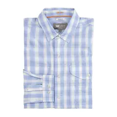 ROCKFORD - Camisa Natural Flex Atacama Azul Hombre