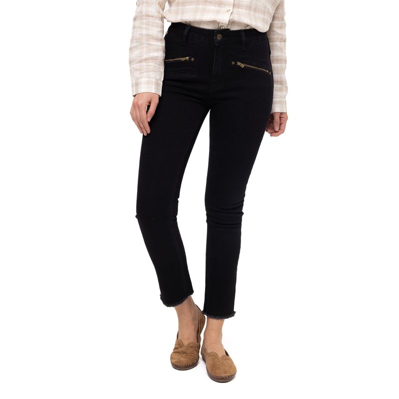 ROCKFORD - Jeans Natural Flex Leman Negro Mujer ROCKFORD