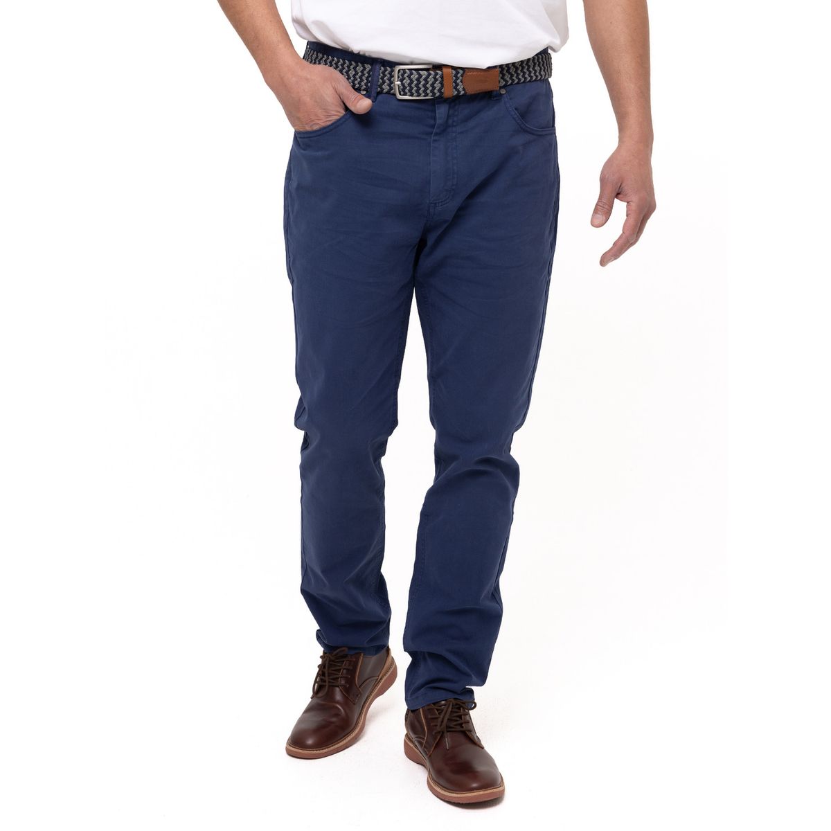 ROCKFORD - Pantalón Natural Flex Five Azul Hombre ROCKFORD