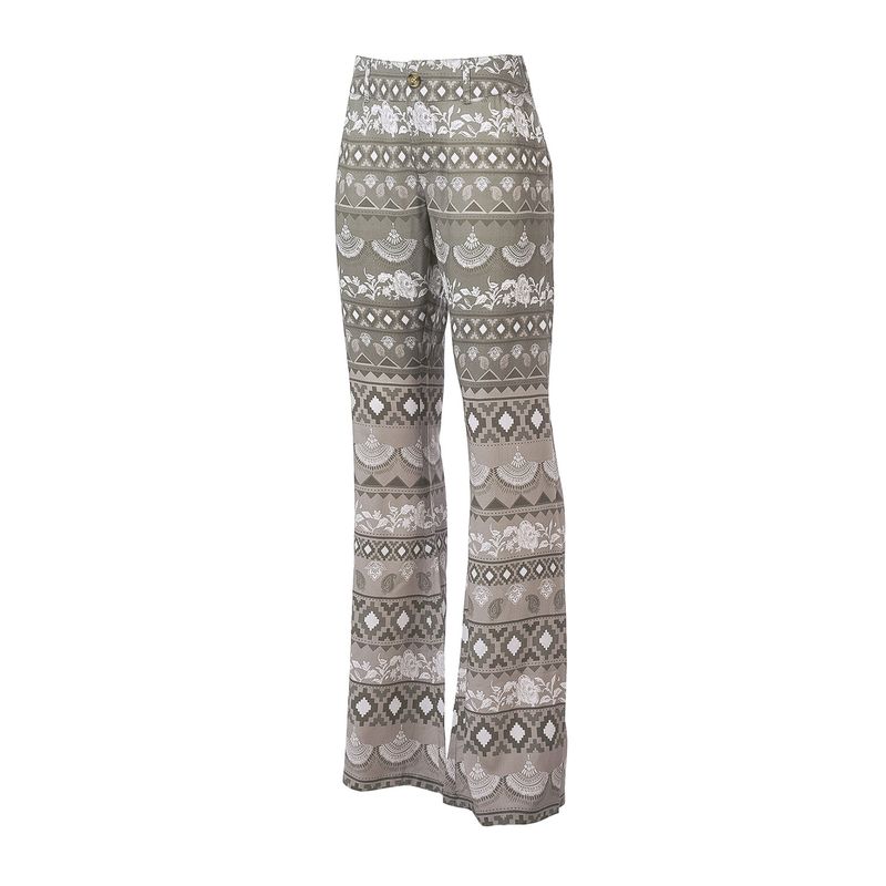 ROCKFORD - Pantalón Rayón Naussac Oliva Mujer ROCKFORD