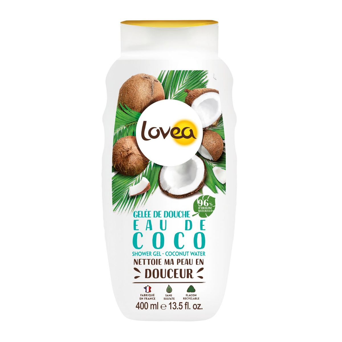 LOVEA - Gel de Ducha - Coco Exótico - Lovea - 400 ml.