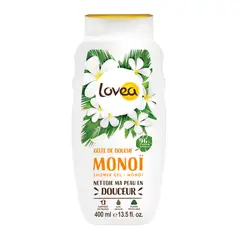 LOVEA - Gel de Ducha - Monoi - Producto Vegano - - 400 ml.