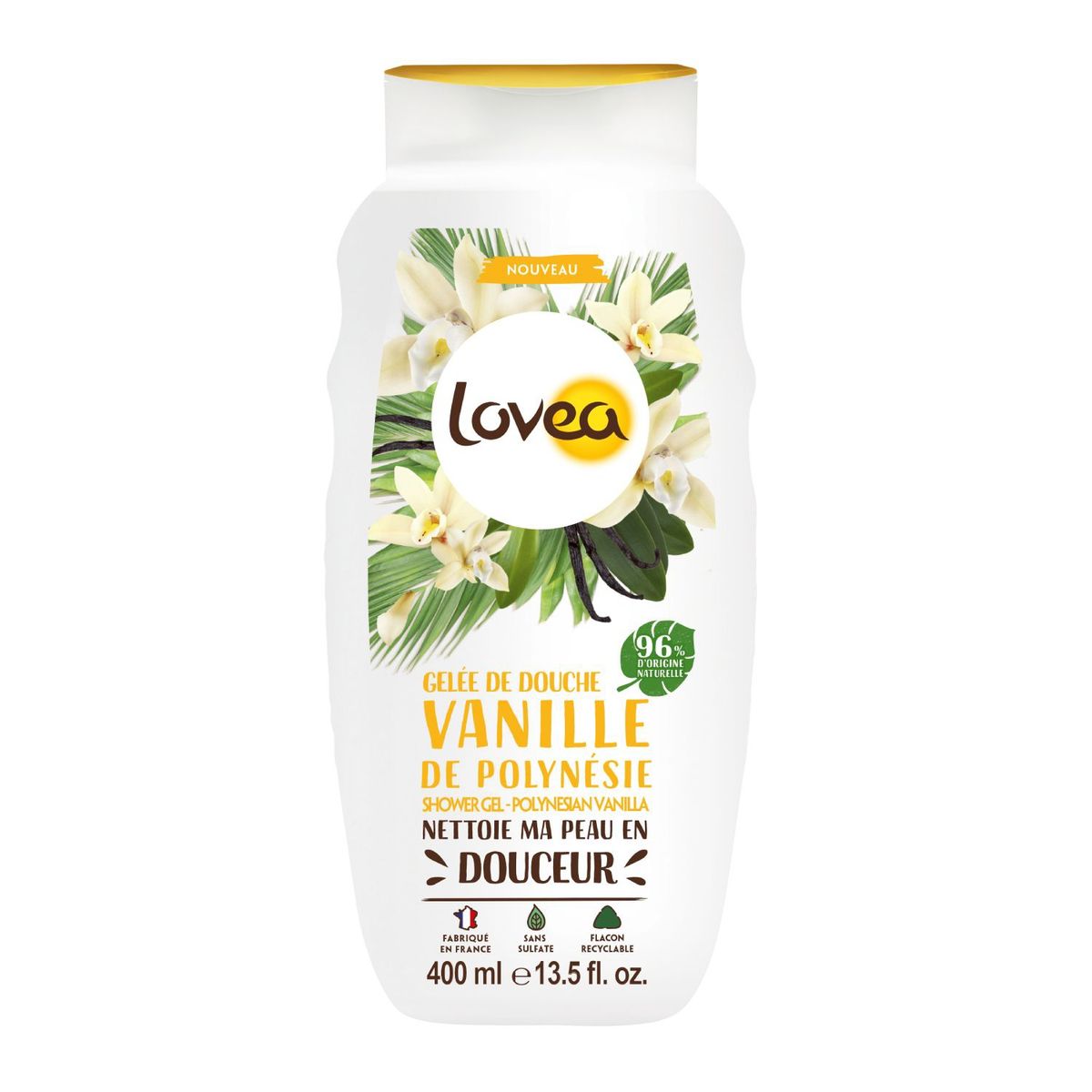 LOVEA - Gel de Ducha - Vainilla Polinesica - Lovea - 400 ml.