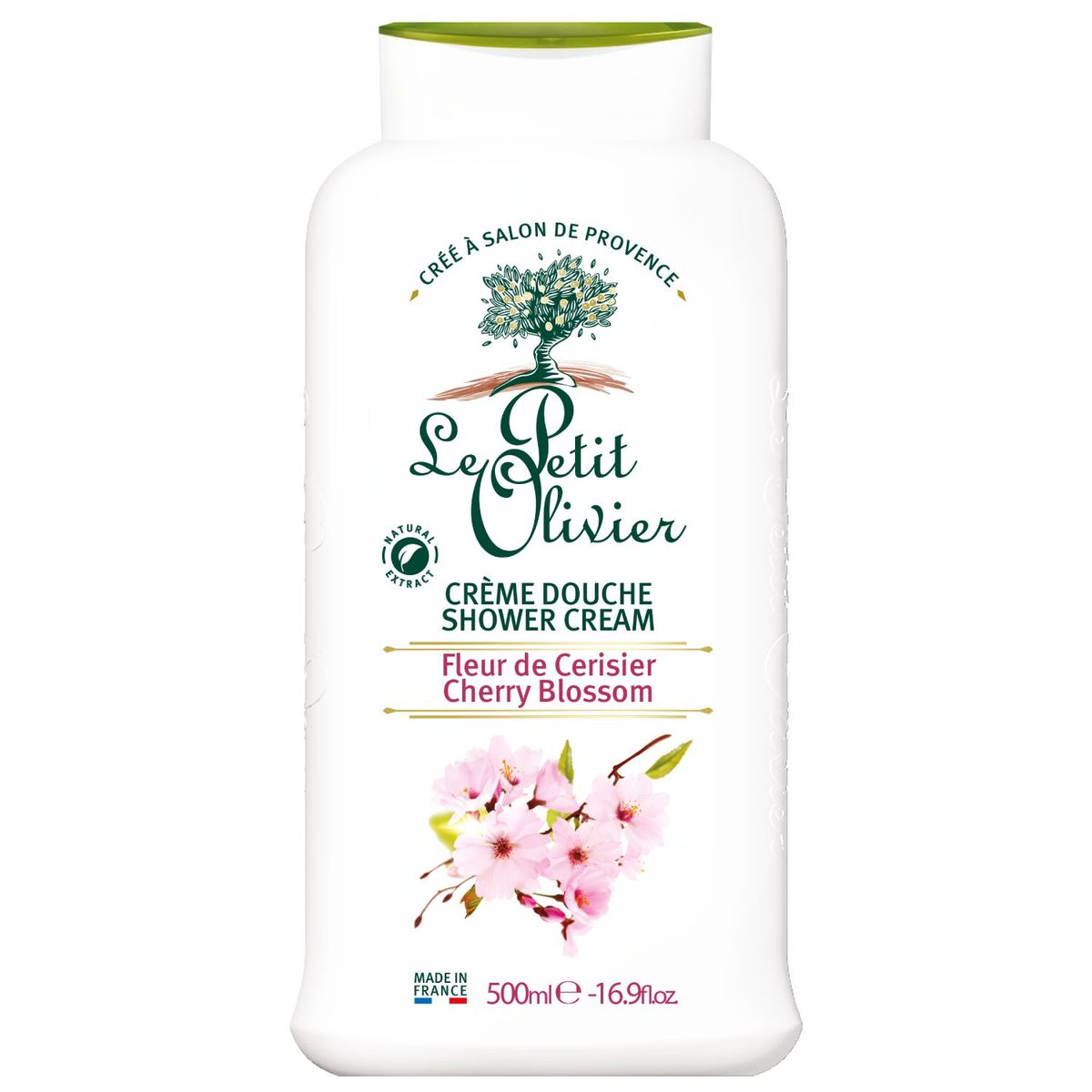 LE PETIT OLIVIER - Crema ducha extra suave Flor de Cerezo - LPO - 500 ml.