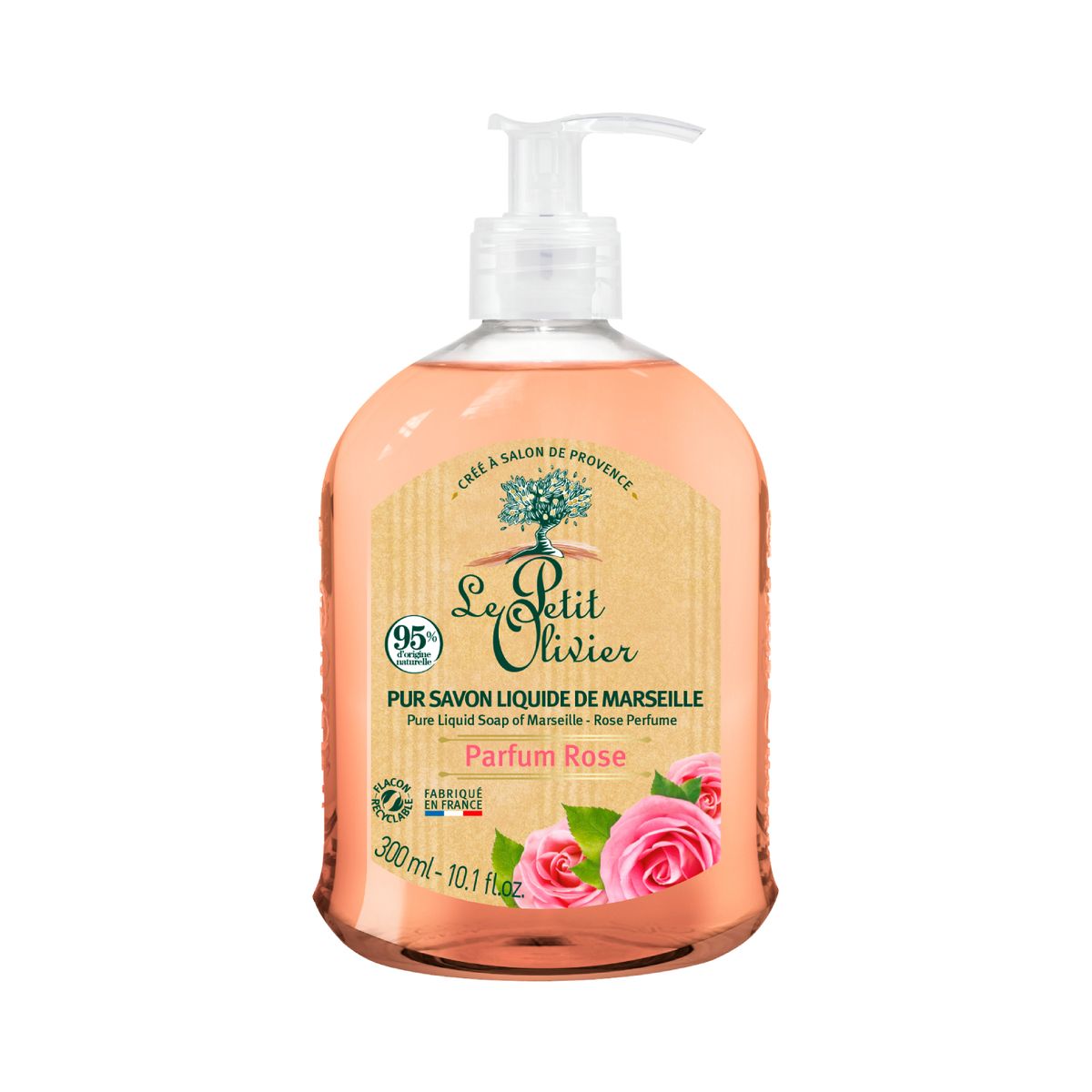 LE PETIT OLIVIER - Jabón liquido de Marsella Rosa - LPO - 300 ml