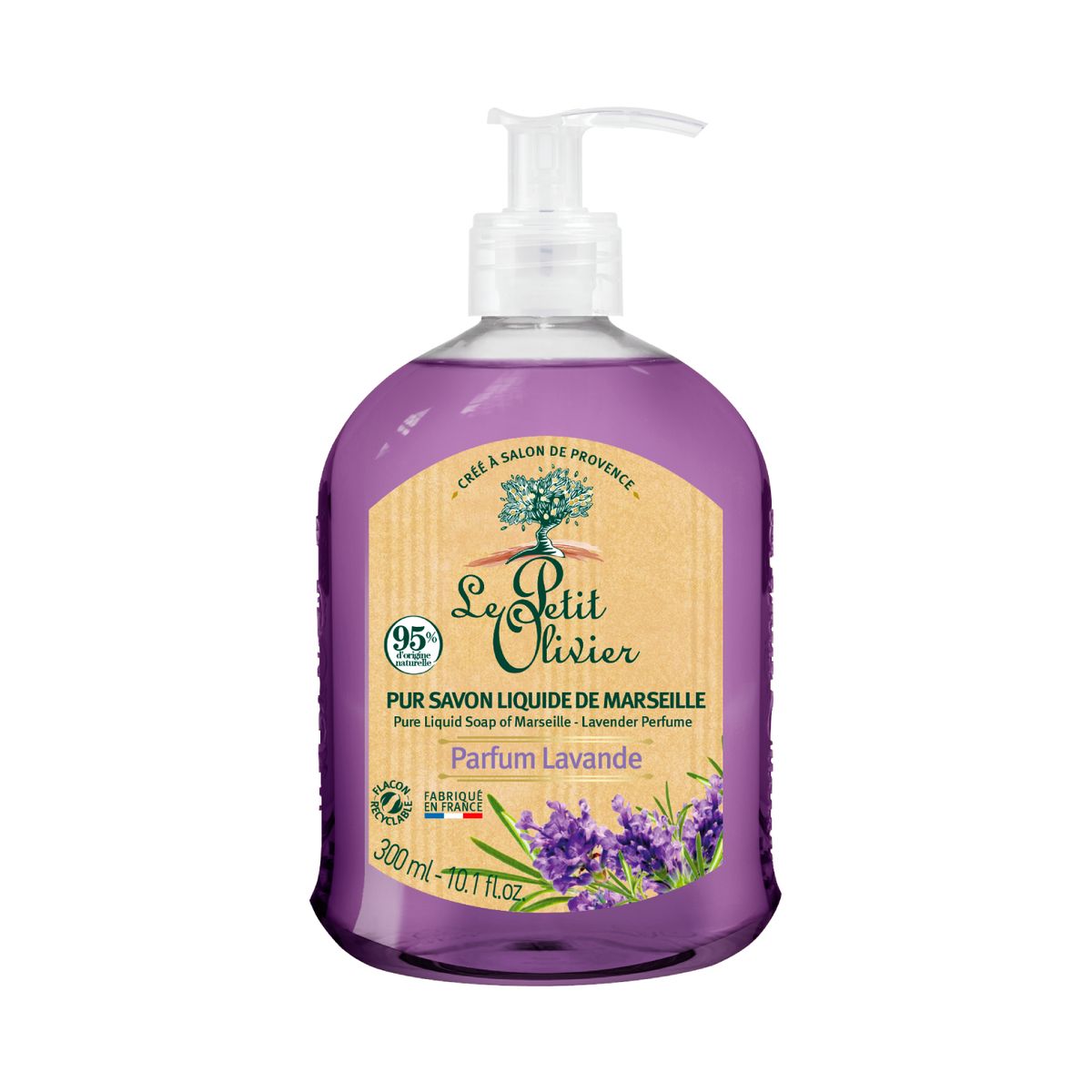 LE PETIT OLIVIER - Jabón liquido de Marsella Lavanda - LPO - 300 ml.