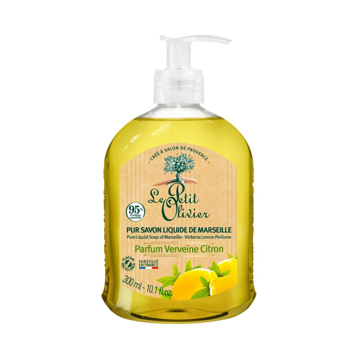 LE PETIT OLIVIER - Jabón liquido de Marsella Verbena y Limón - LPO - 300 ml.