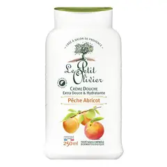 LE PETIT OLIVIER - Crema de ducha extra suave Damasco - LPO - 250 ml.