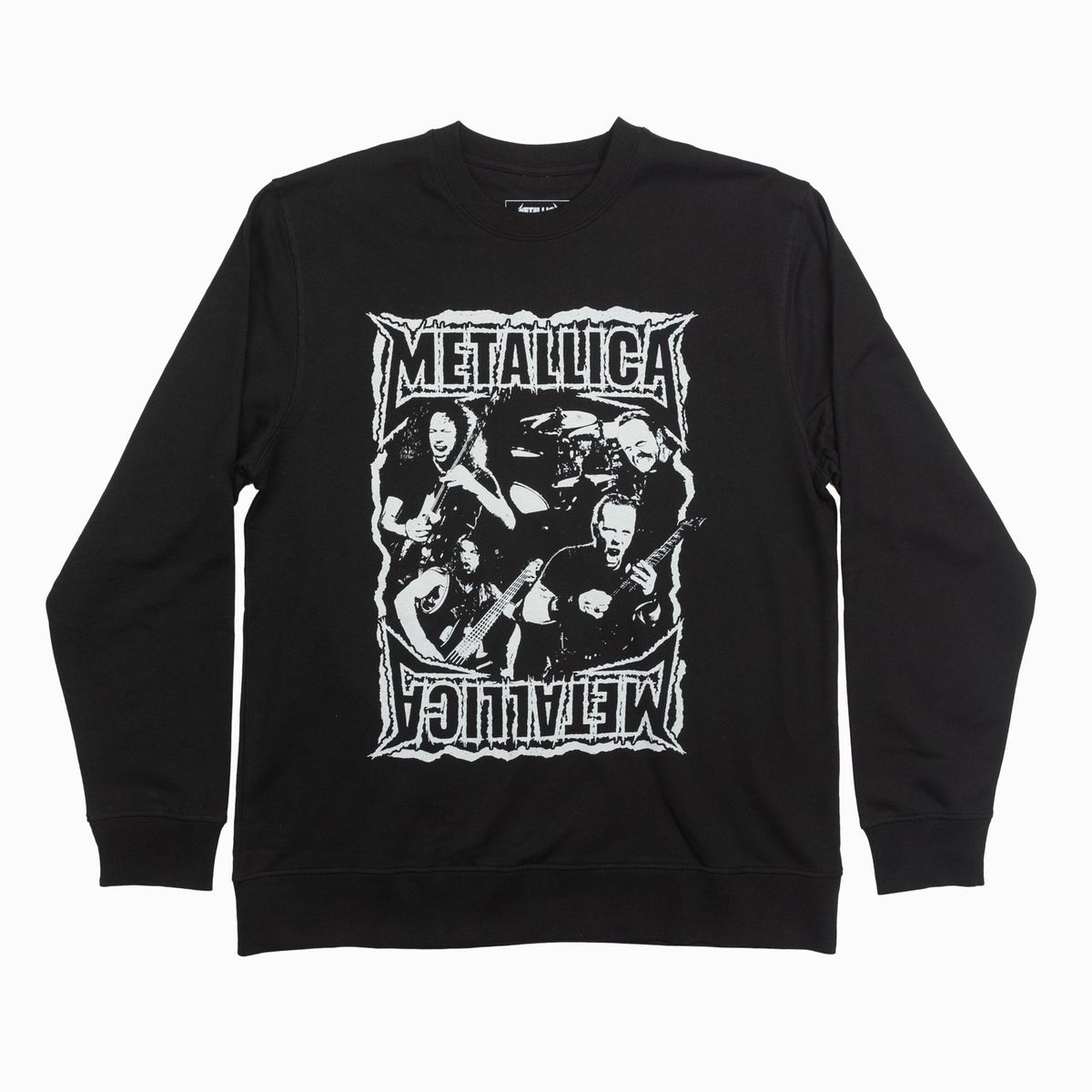 METALLICA - Poleron Hombre Metallica Name Negro Metallica