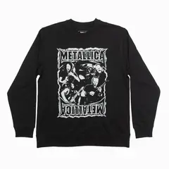 METALLICA - Poleron Hombre Name Negro