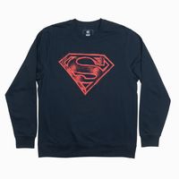 Poleron Hombre Superman Logo Azul