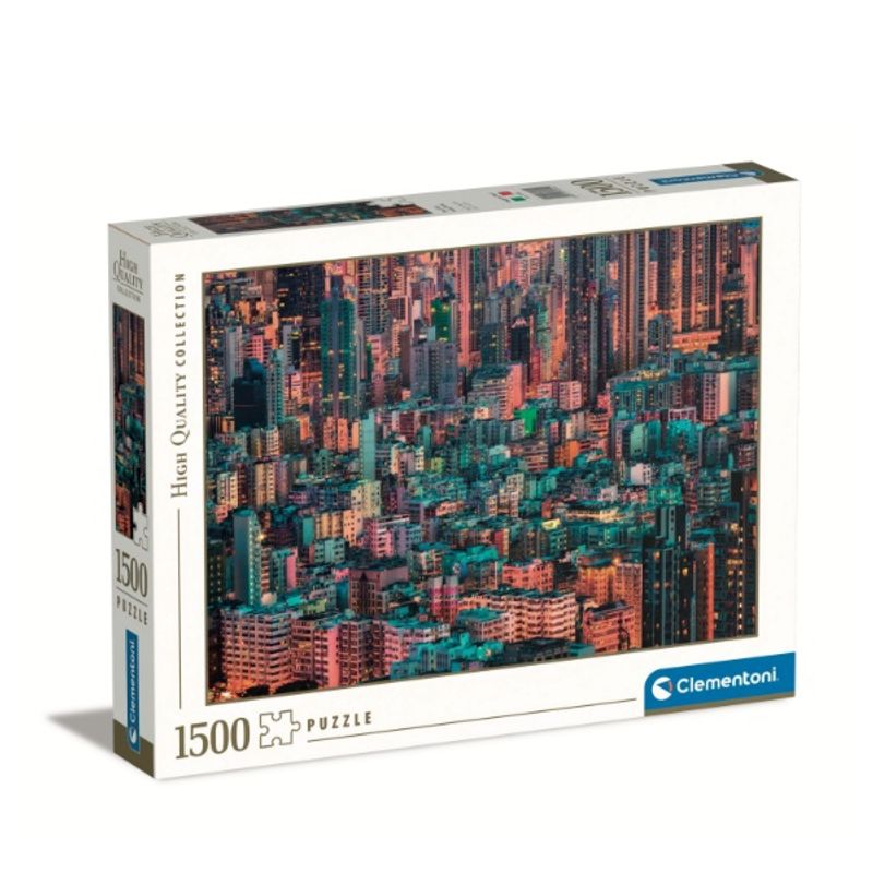 CLEMENTONI - Puzzle 1500 piezas Hong Kong