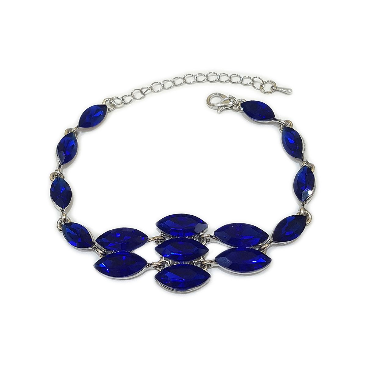 GENERICO - Brazalete  Pulsera Fantasía Para Fiesta De Cristales Kk