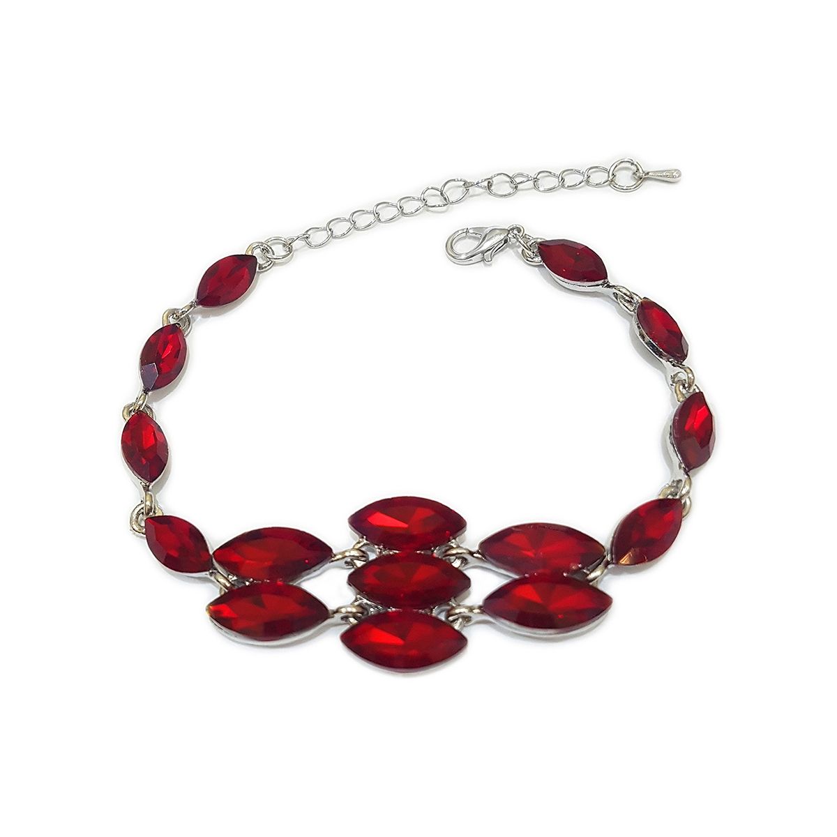 GENERICO - Brazalete  Pulsera Fantasía Para Fiesta De Cristales Kk