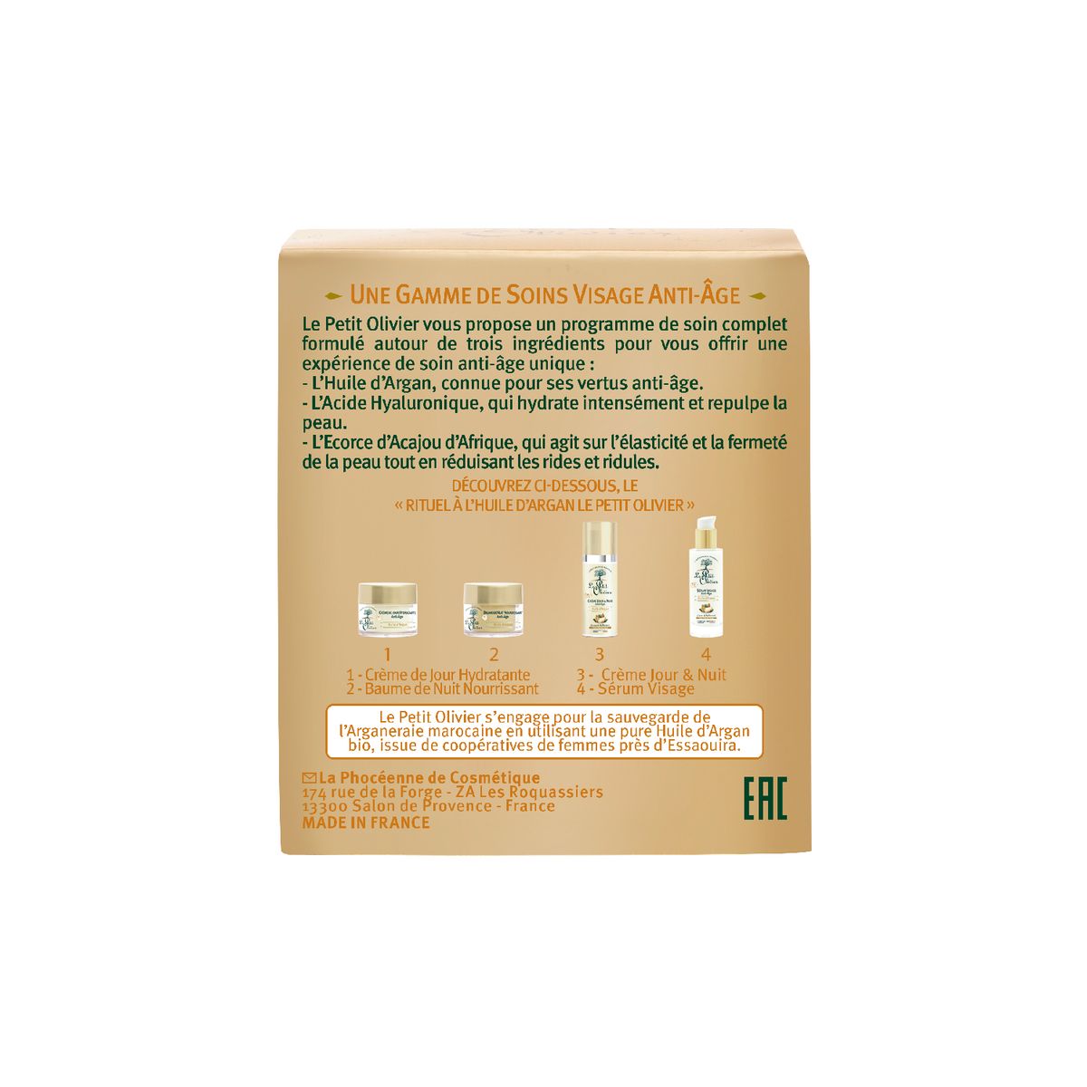LE PETIT OLIVIER - Bálsamo de Noche Regenerante Antiage Argán - LPO - 50 ml.