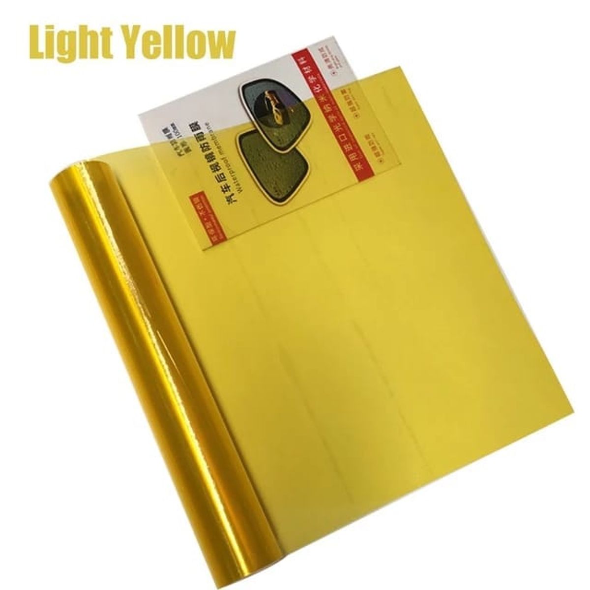 GENERICO - Vinilo adhesivo decorativo para focos autos 1mtr x 30cm