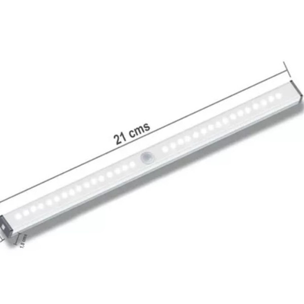 GENERICO - Luz Led Recargable Sensor Movimiento 21cm Lámpara 6 Modos