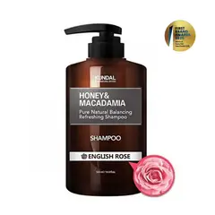 KUNDAL - Shampoo Coreano Honey Macadamia Baby Powder Sin Sulfatos.