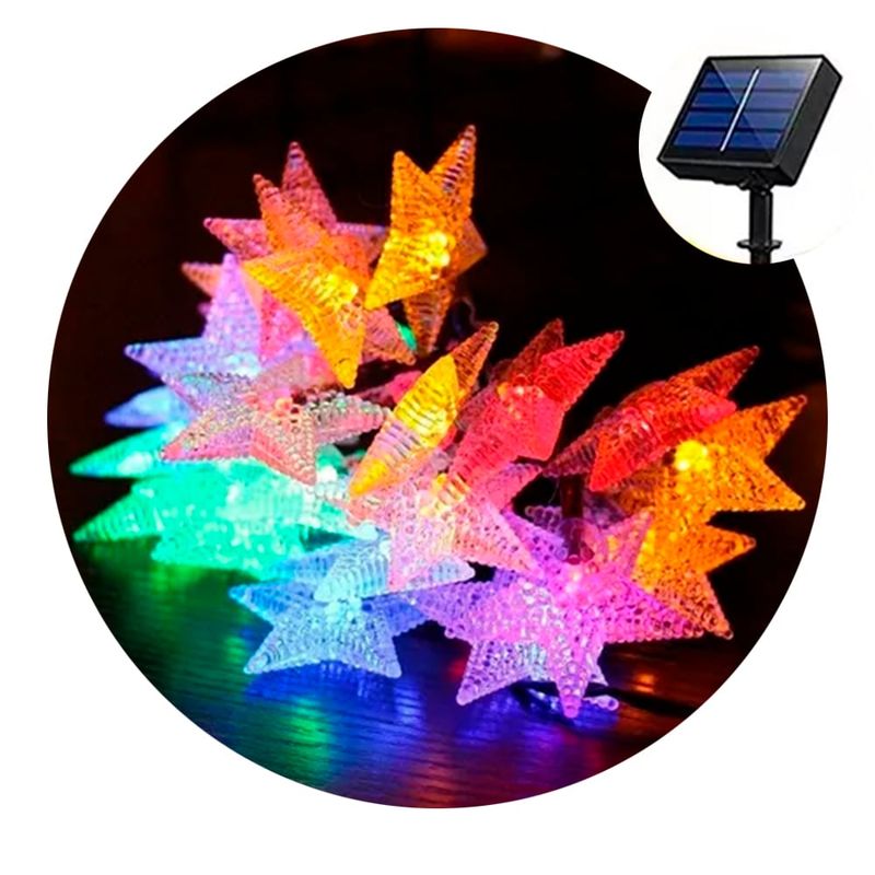 GENERICO - Estrellas Luces Led Navidad Guirnalda Cinta Lineal MULTICOLOR