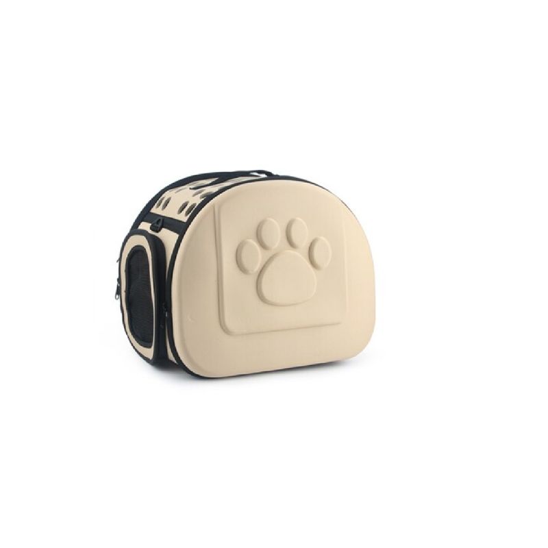 GENERICO - Bolsa de transporte portátil para perros y gatos Beige