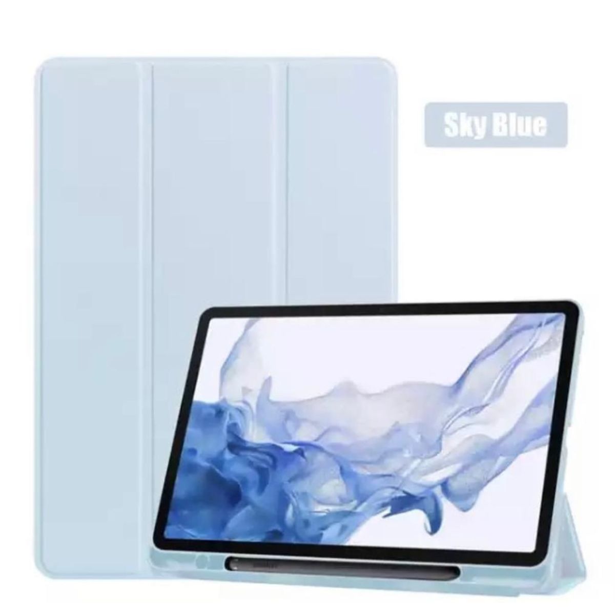 GENERICO - Funda Con Ranura Para Samsung Tab S7/S8 11 Pulgadas T870 X700 Azul