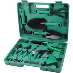 GENERICO - Kit Herramientas De Jardinería Tijeras De Podar Palas Rastrillo