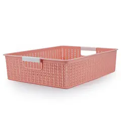 NEWTREE - Cesta Rectangular Plástica con Asas
